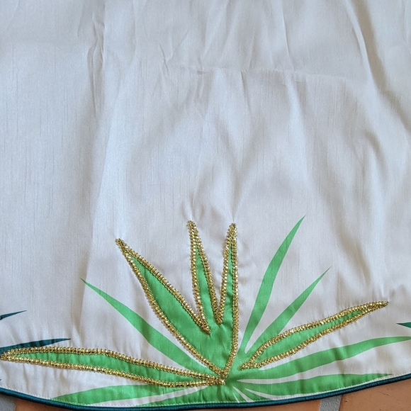 Trimsetter Christmas Tree Skirt for Dillard's. 60" Round Hand Beaded New - Picture 2 of 10